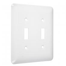 Raco-Taymac-Bell, a Hubbell affiliate WRW-TT - 2G MAXI (2) TOGGLE WHITE SMOOTH