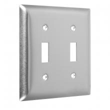 Raco-Taymac-Bell, a Hubbell affiliate WSS-TT - 2G STANDARD (2) TOGGLE STAINLESS STEEL