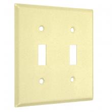 Raco-Taymac-Bell, a Hubbell affiliate WTI-TT - 2G STANDARD (2) TOGGLE IVORY TEXTURED