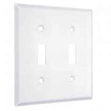 Raco-Taymac-Bell, a Hubbell affiliate WW-TT - 2G STANDARD (2) TOGGLE WHITE SMOOTH