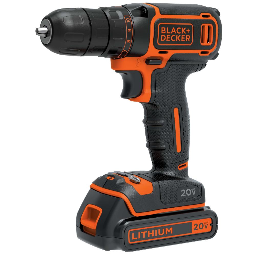 20V MAX LITHIUM 1 SPEED DRILL/DRIVER