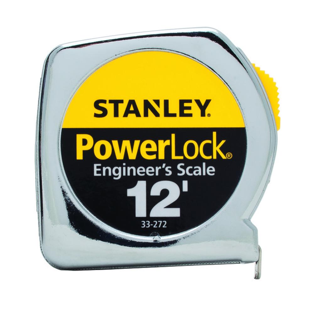 POWERLOCK DEC TAPE W/ MTL CASE 1/2&#34;X12&#39;