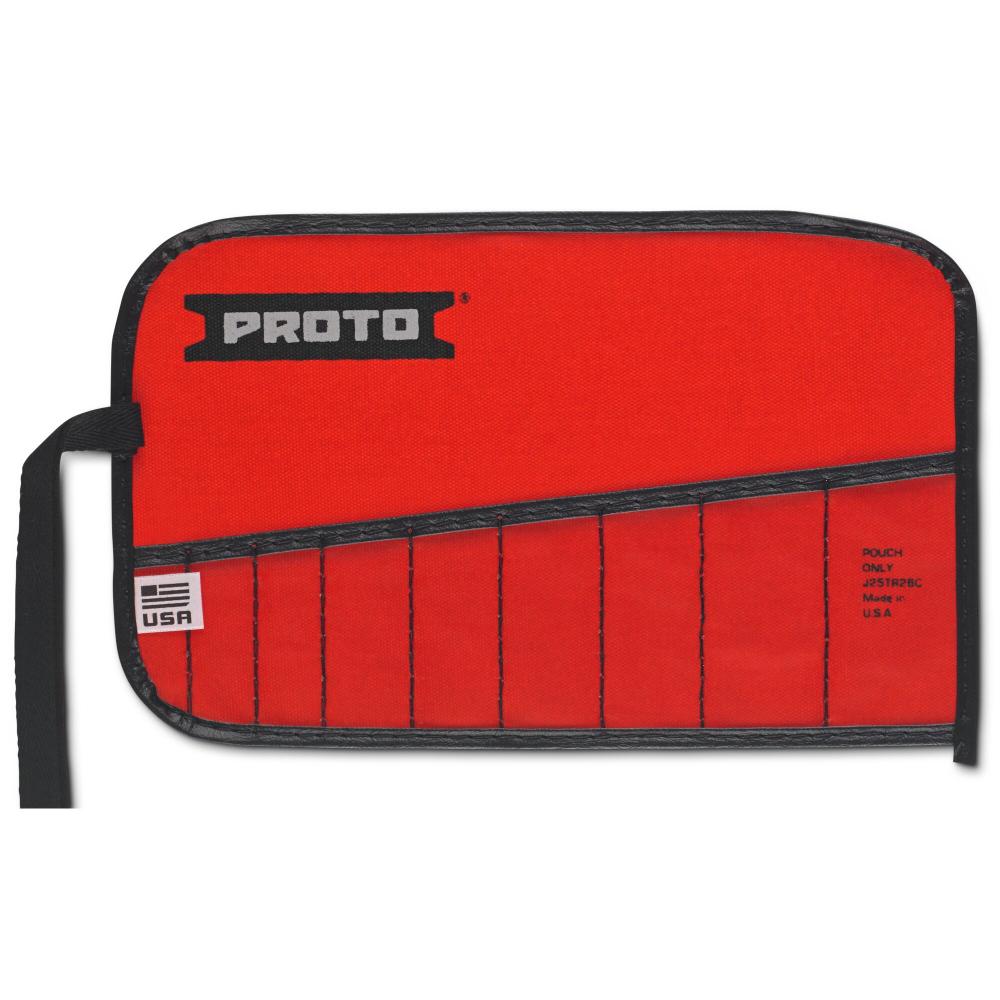 Proto® Red Canvas 9-Pocket Tool Roll