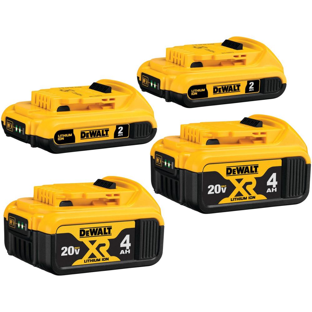 20V MAX LITHIUM ION BATTERY 4-PACK