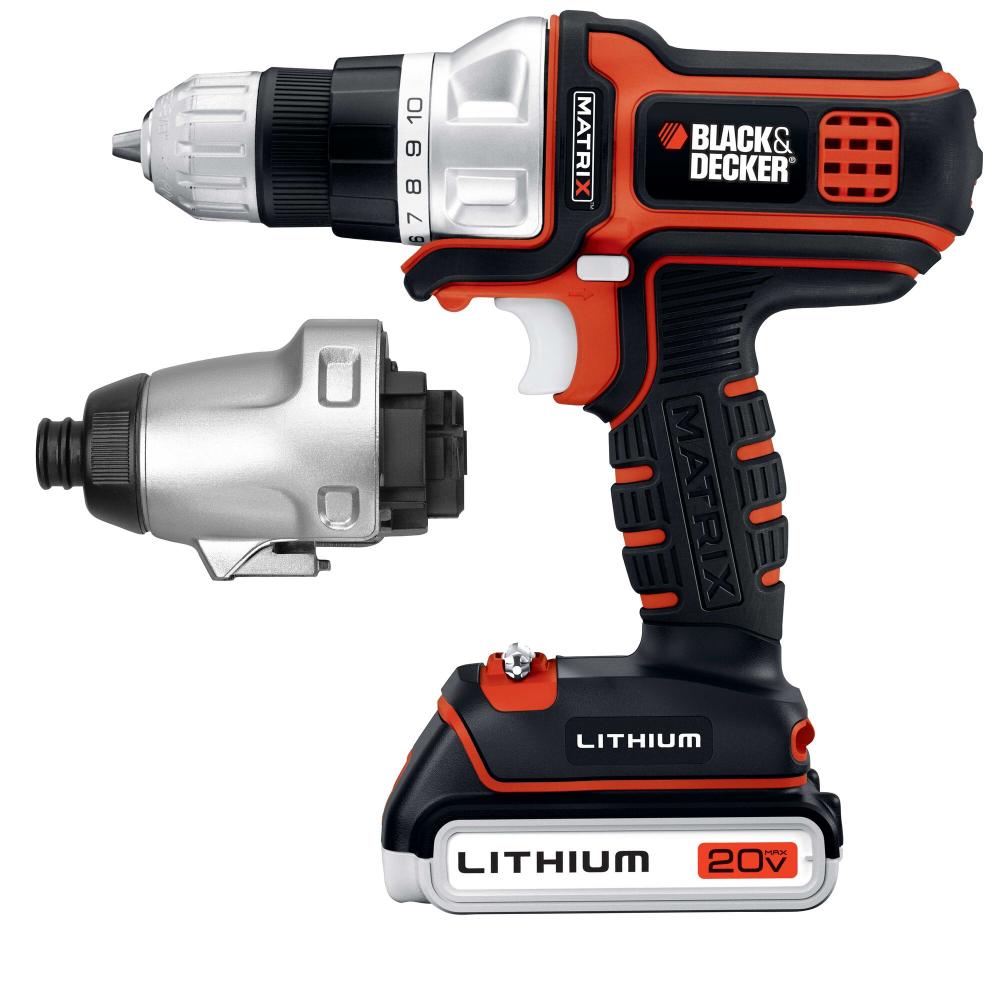 20V LITHIUM DRILL/DRIVER AND IMPAC