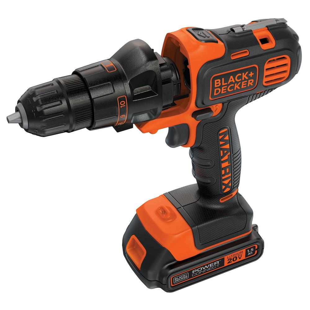 B&D 20V LITHIUM MATRIX DRILL/DRIVER