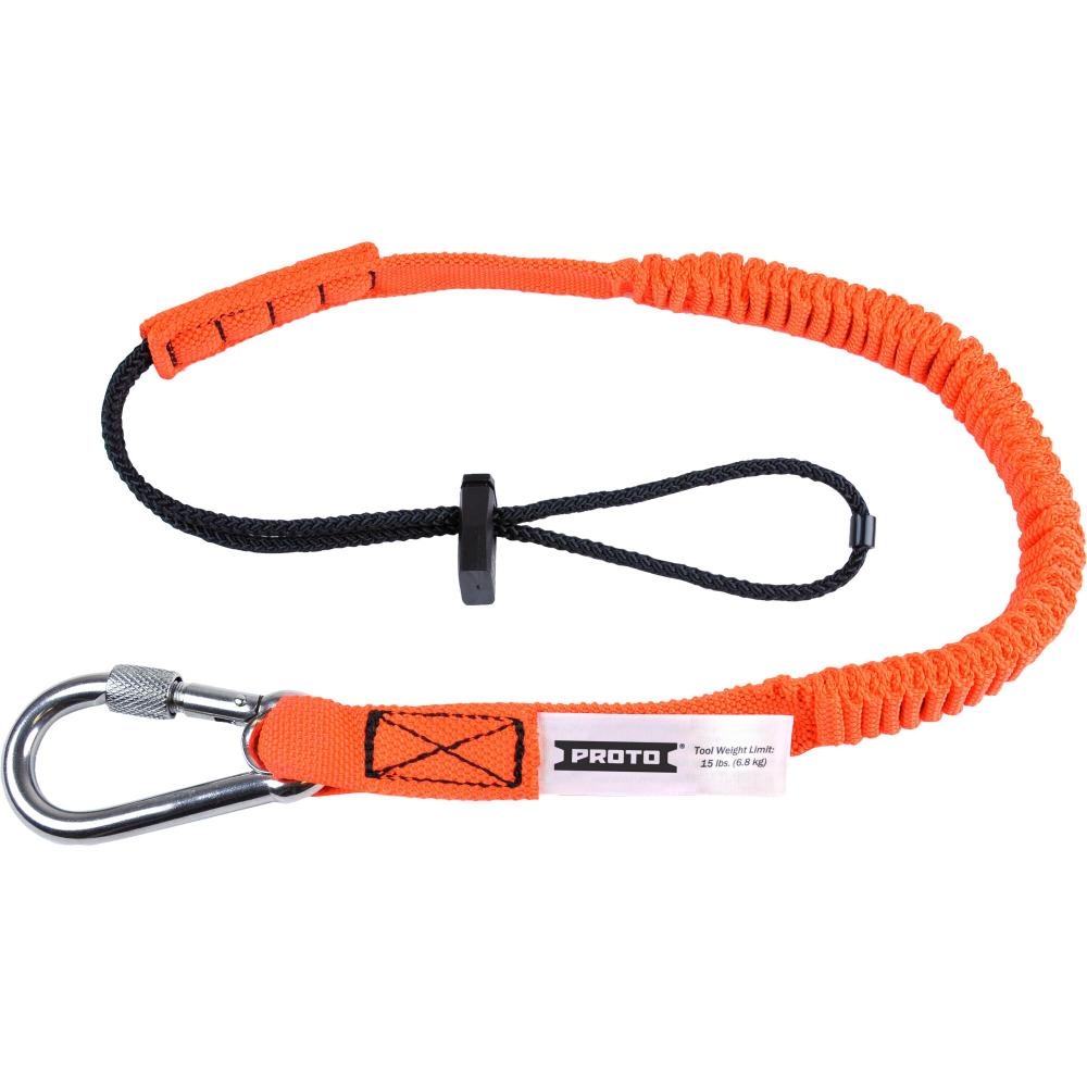 Proto® Elastic Lanyard With Screw Gate Carabine