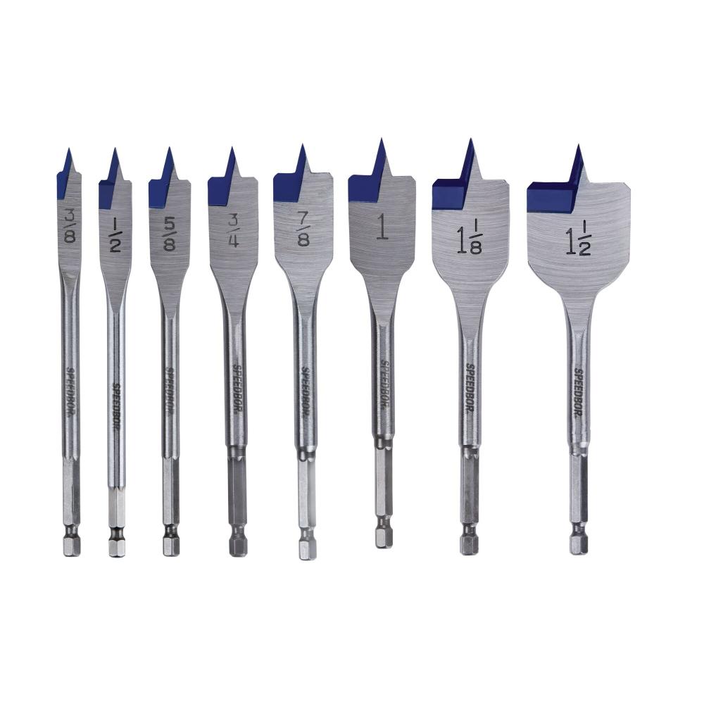 FLAT BIT 8PC SPEEDBOR SET