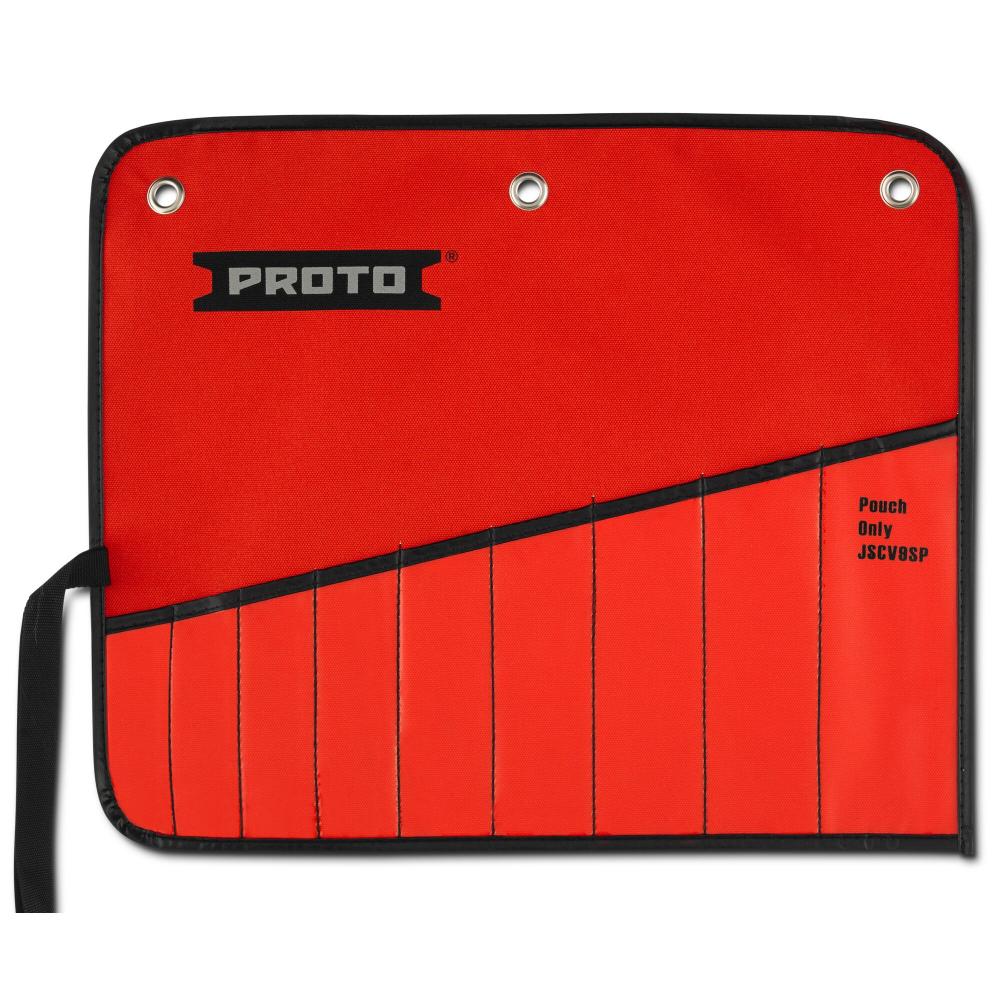 Proto® Red Canvas Tool Pouch 7 Pockets
