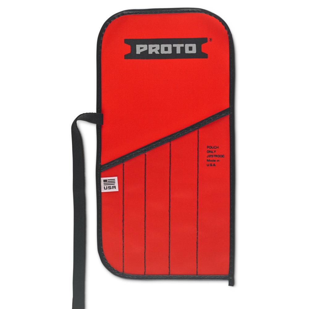 Proto® Red Canvas 5-Pocket Tool Roll