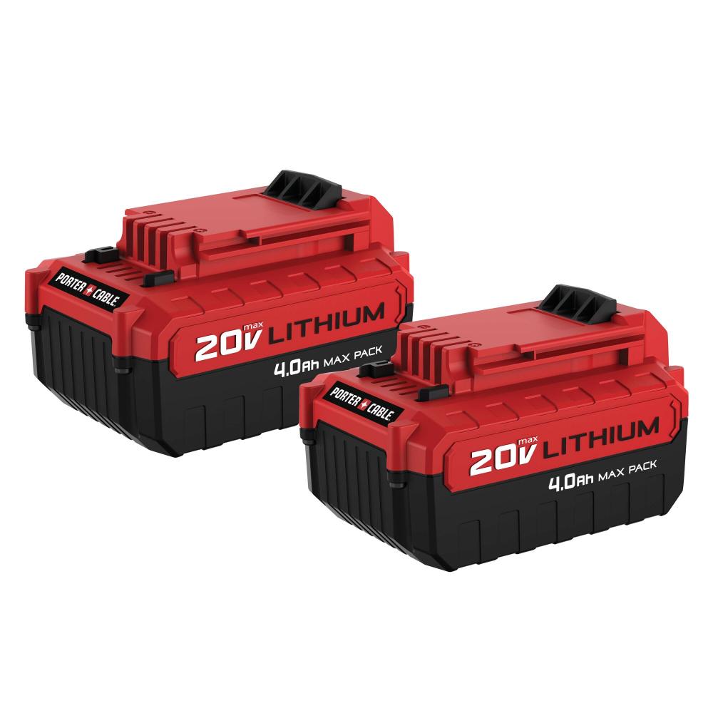 (2) 4AH 20V MAX LITHIUM BATTERIES