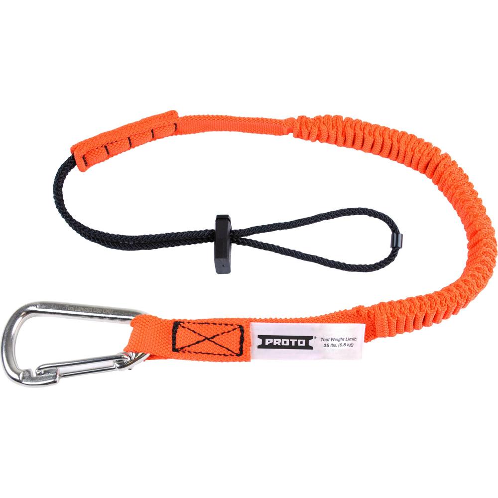 Proto® Elastic Lanyard With Stainless Steel Car