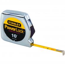 Stanley Black & Decker 33-115 - POWERLOCK PKT TAPE W/D. SCALE 1/4"X10'