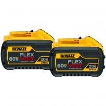 Stanley Black & Decker DCB609-2 - 20 V/ 60 V MAX FLEXVOLT 9.0 Ah BAT-2 PK