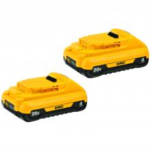 Stanley Black & Decker DCB240-2 - 20V MAX COMPACT 4Ah DUAL PACK