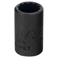 Stanley Black & Decker J4711TB - Proto® 1/4" Drive Black Oxide Socket 11/32&