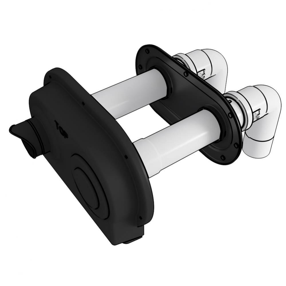 Condensing Horizontal Vent Termination, 2 in Polypropylene