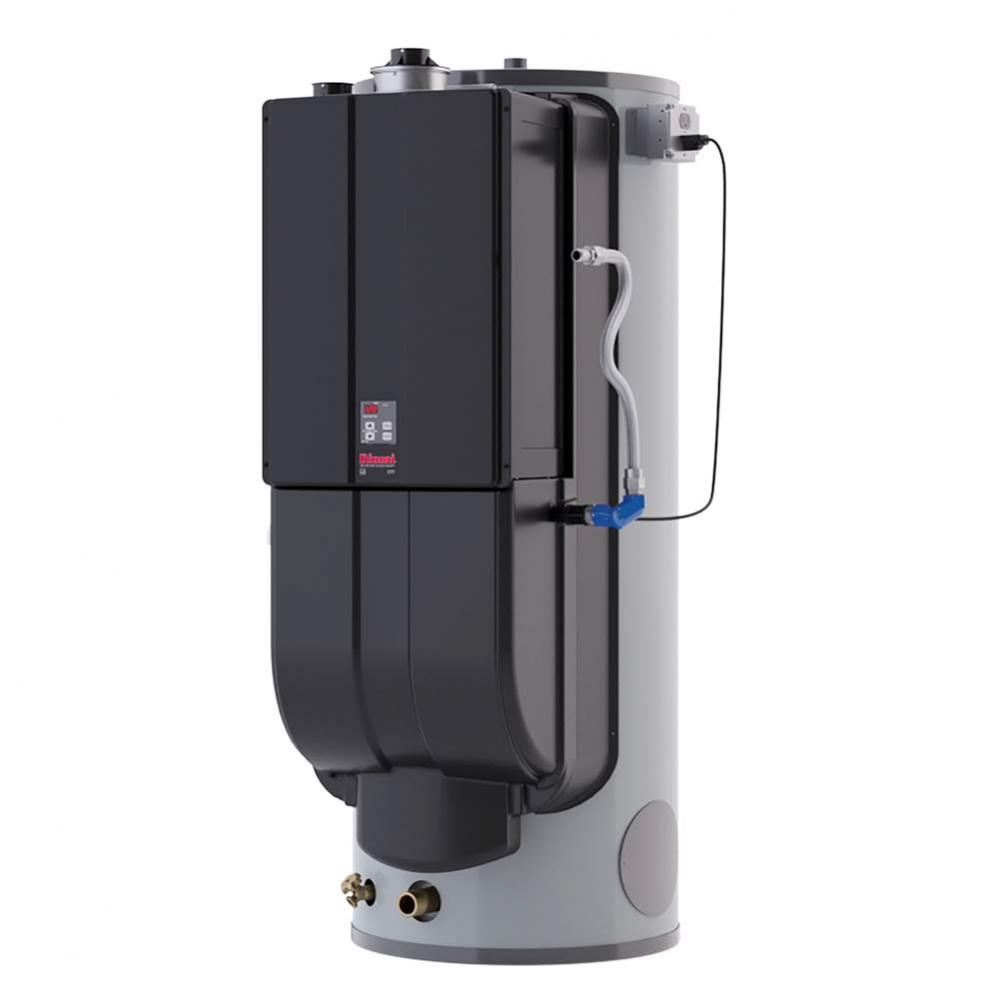 Demand Duo H-Series Hybrid Water Heating System Indoor, Natural Gas, 130,000 Btu, 80 Gallon