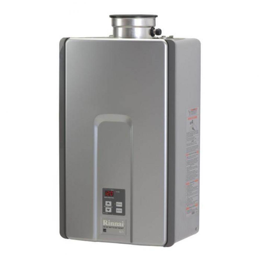 High Efficiency Plus 7.5 GPM 180,000 BTU Propane Gas Interior Tankless Water Heater