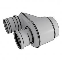 Rinnai 187585PP - Twin Pipe Adapter for use w/ PVC/CPVC