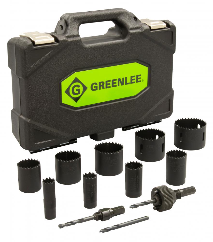 12-Piece Hole Saw Set with 3/4&#34; - 2-1/2&#34; Saws