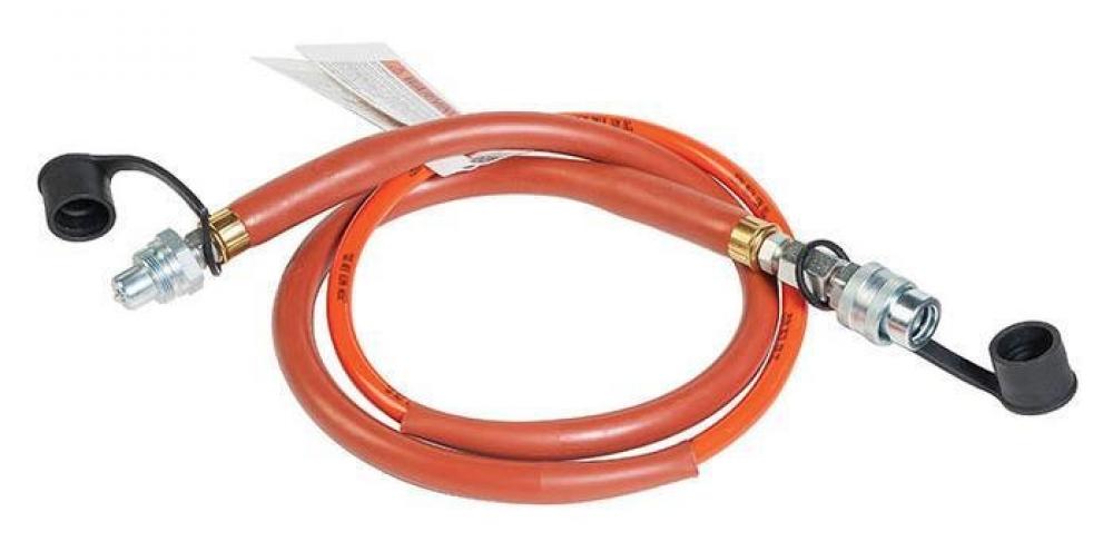 Non-Conductive Hyd Hose, 3/8 Male/Female Threaded Coupler (6 ft)