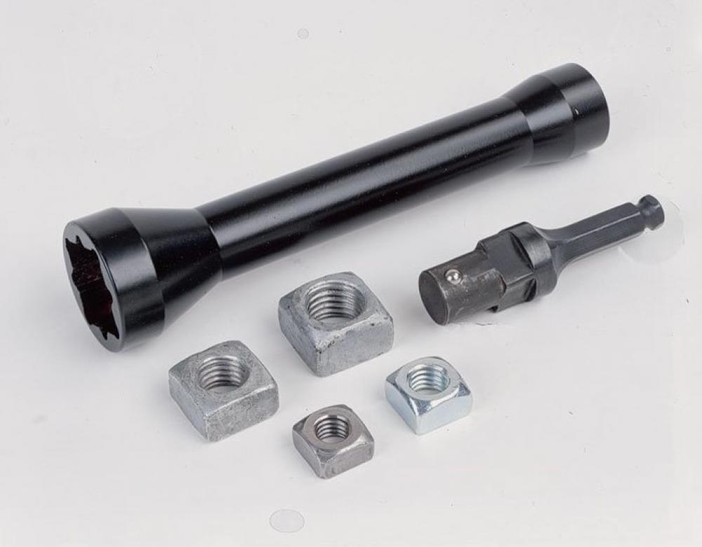 Nut Runner with Adapter for 5/8&#34;, 1/2&#34;, 13/16&#34;, 1&#34; Square Nuts