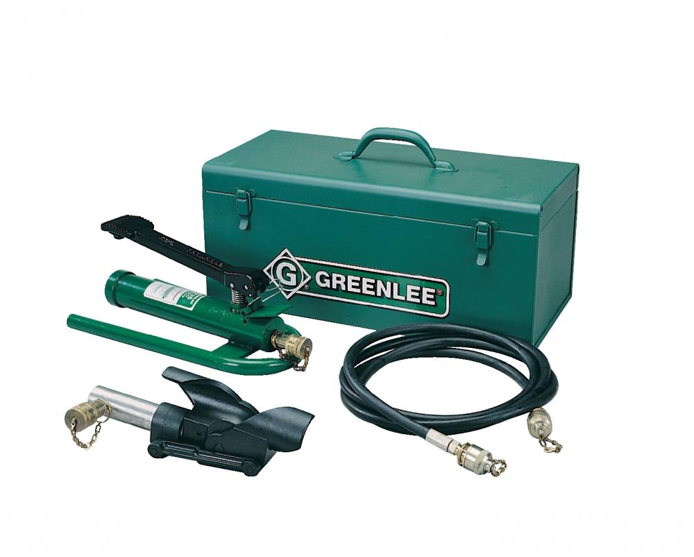 Hydraulic Cable Bender with 1725 Foot Pump, High Pressure Hose Unit and Storage Box