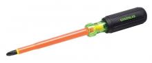 Greenlee 0153-35-INS - Screwdriver, Insulated, Phillips Tip, #3 x 6"