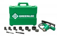 Greenlee 7306 - 11-Ton Hydraulic Knockout Kit with Hand Pump, 1/2" - 2"