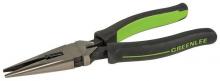 Greenlee 0351-08SM - 8" Long Nose Pliers/Stripping (Molded Grip)