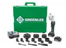 Greenlee LS100X11SB4X - Intelli-PUNCH™ Battery-Hydraulic Knockout Kit w/ Slug-Buster® 1/2" - 3" and 4"