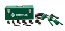 Greenlee 7606SB - 11-Ton Hydraulic Knockout Kit with Foot Pump and Slug-Buster® 1/2" - 2"